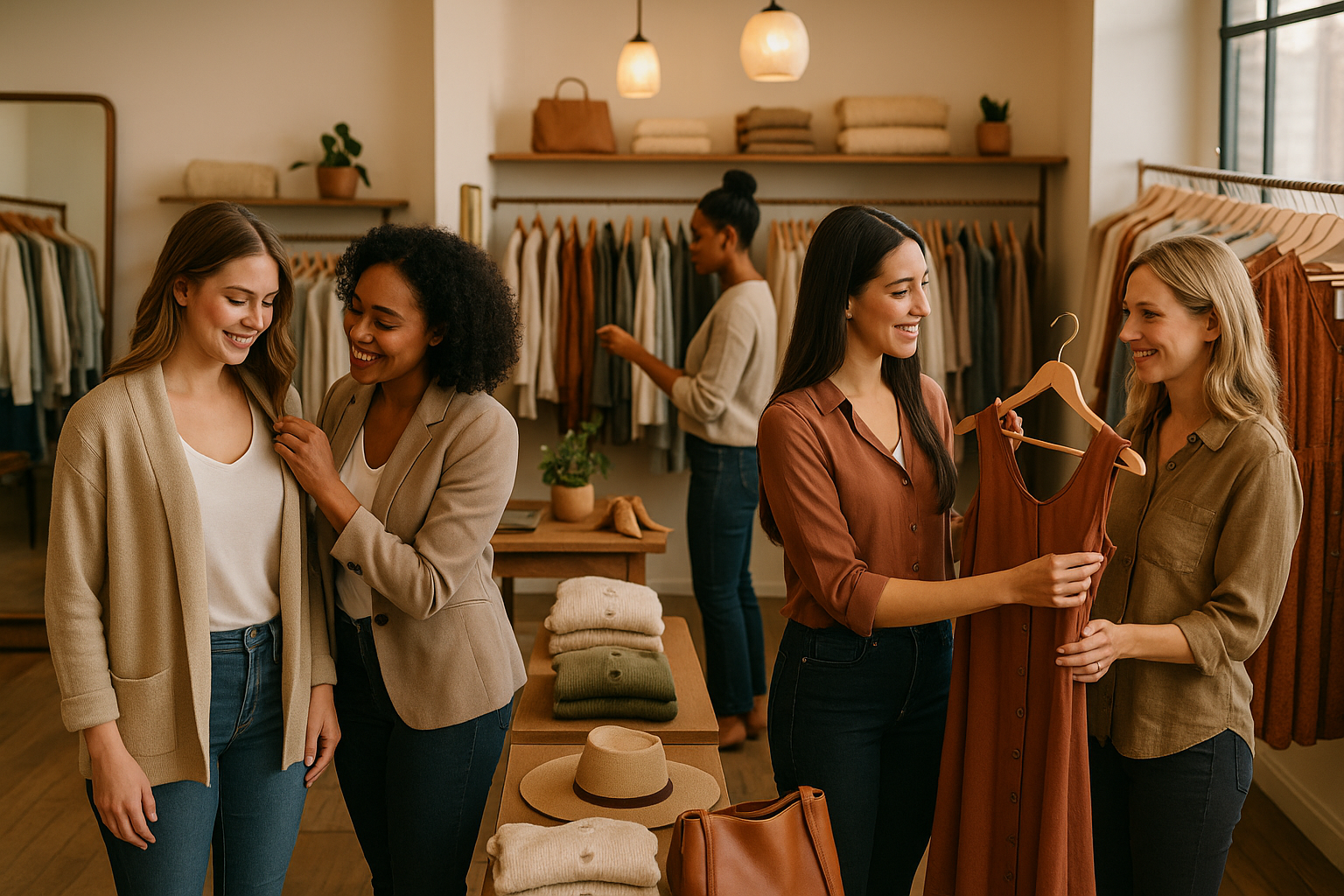 Shop with shoppers getting personal attention