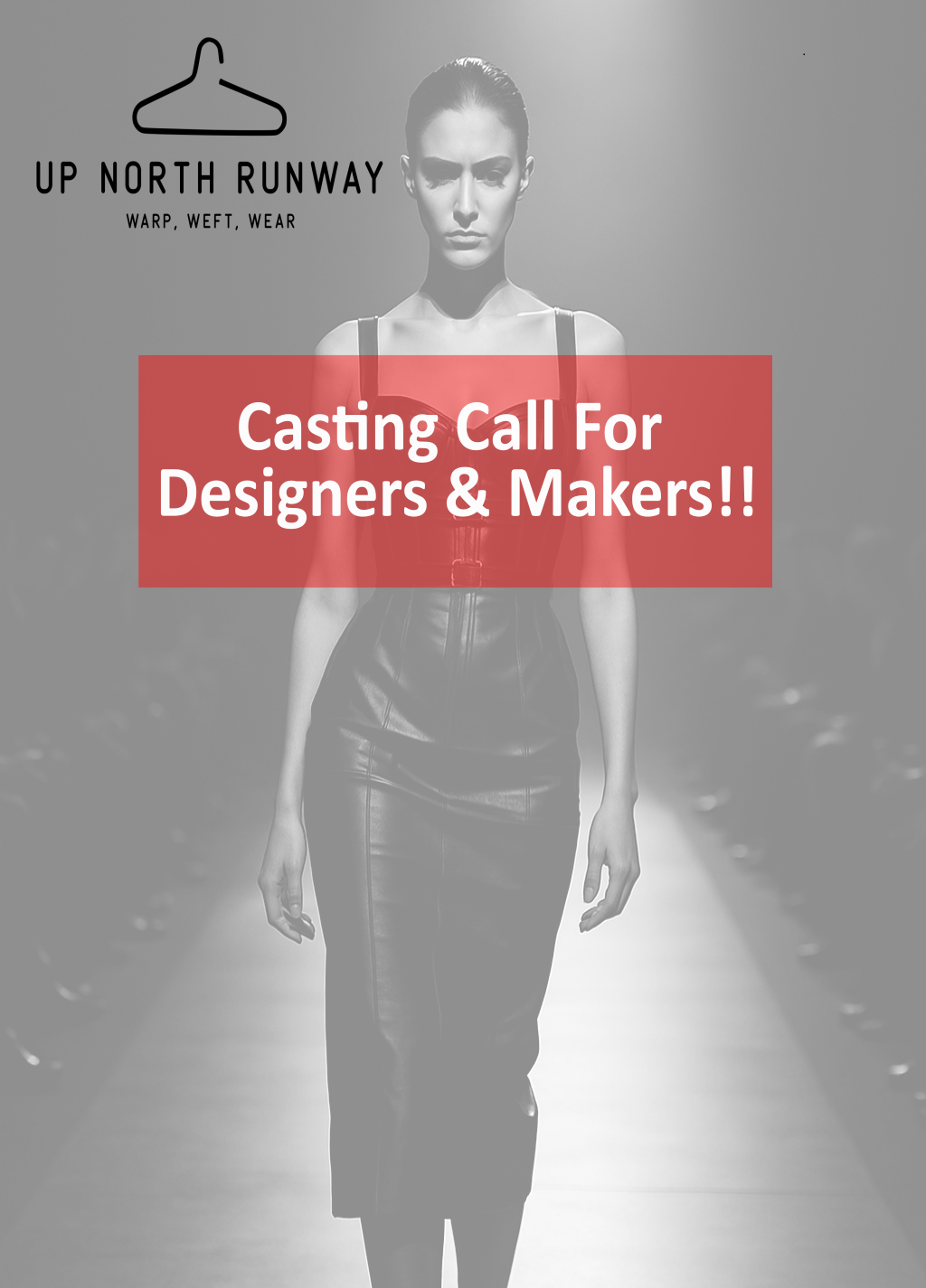 Image of a model on a catwalk