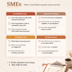 Growth checklist for SME